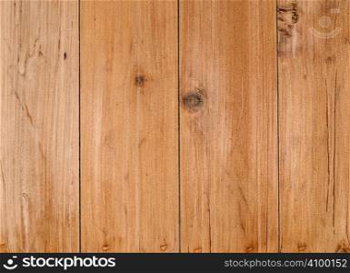 It is an old clear wood wall background.