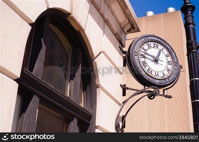 It&rsquo;s still lunchtime according to the corner clock downtown