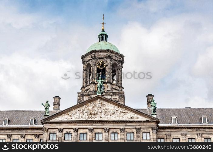 It was built as city hall during the Dutch Golden Age in the seventeenth century.
