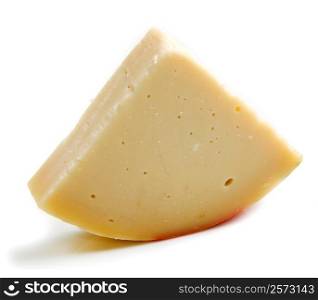 Italian Cheese, provolone, isolated on white background