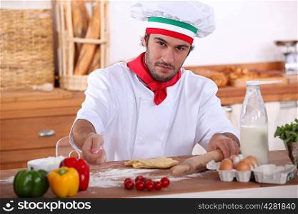 Italian cook cooking