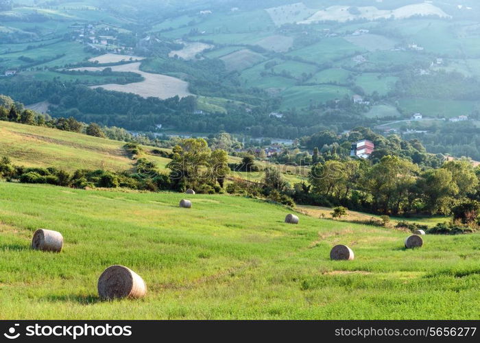 Italian countryside landscape in Tuscany