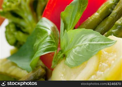 Italian cuisine.vegetable arrangement