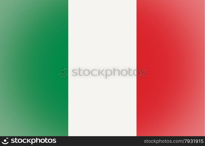 Italian flag vignetted. Vignetted Italian flag of Italy