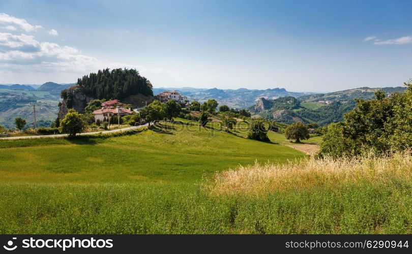 Italian landscape in Tuscany