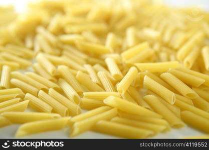 Italian macaroni pasta texture