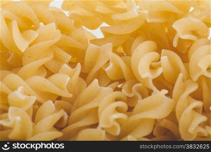 Italian pasta close up. Food background texture