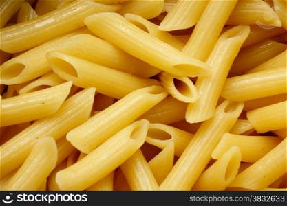 Italian pasta close up. Food background texture