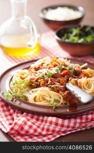 italian pasta spaghetti bolognese