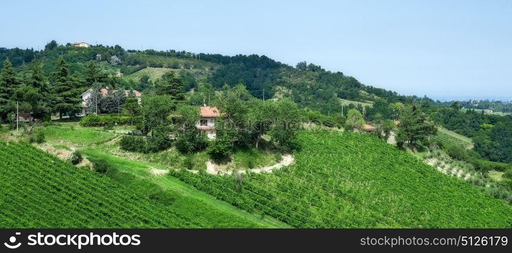 Italian rural landscape in Tuscany