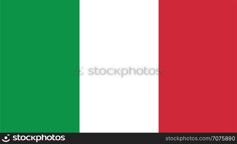 Italy Flag for Independence Day and infographic Vector illustration.