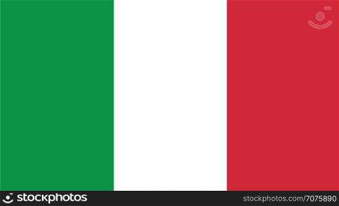 Italy Flag for Independence Day and infographic Vector illustration.