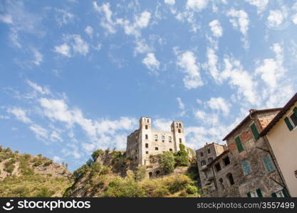 Italy, Liguria Region, Dolceacque Medieval castle, Doria family, 13th century