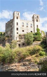 Italy, Liguria Region, Dolceacque Medieval castle, Doria family, 13th century