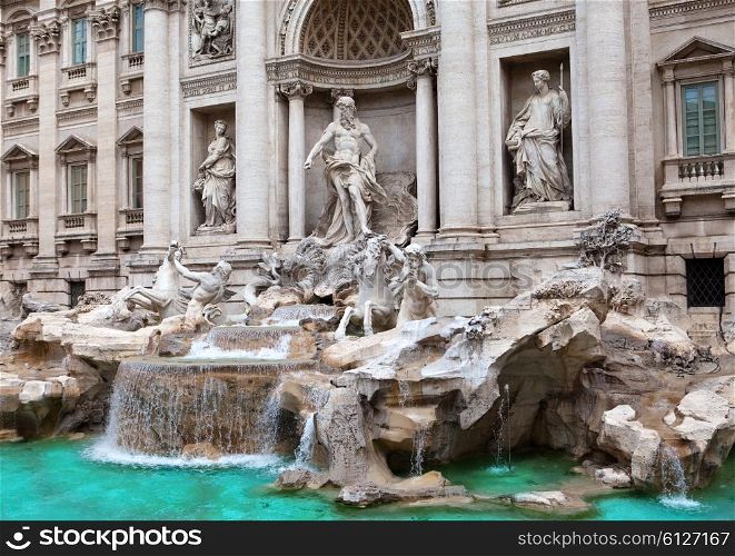 Italy. Rome. Fountain of Trevi