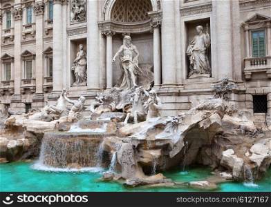 Italy. Rome. Fountain of Trevi