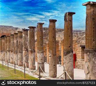 Italy. Ruins of Pompey