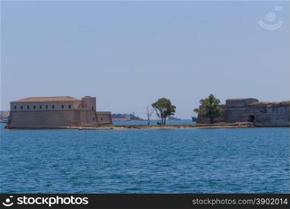 Italy, Sicily, old Fort Victory