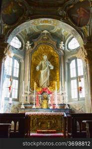 IX century&rsquo;s altar of basilica of Sant&rsquo;Ambrogio in Milan, Italy
