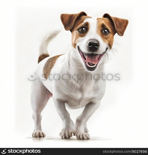 Jack russell dog. Generative AI. High quality illustration. Jack russell dog. Generative AI