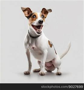 Jack russell dog. Generative AI. High quality illustration. Jack russell dog. Generative AI