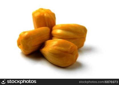 jackfruit isolated on white