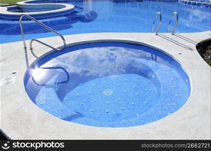 jacuzzi outdoor blue swimming pool summer vacation