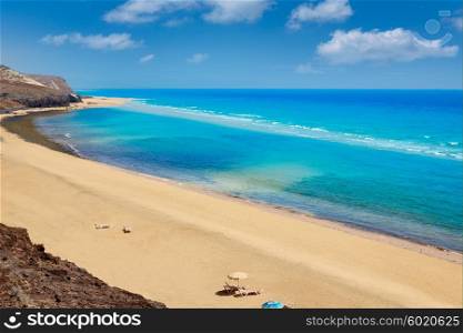 Jandia beach Mal Nombre Fuerteventura at Canary Islands of Spain