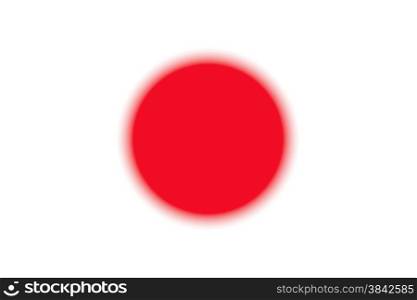 Japan flag blurred. Blurred national flag of Japan, Asia