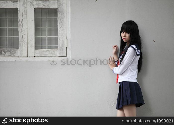 japanese asian schoolgirl
