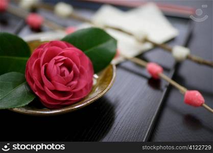 Japanese flower in traditional event