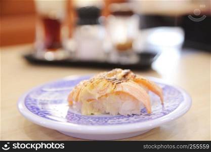 Japanese food Grilled Salmon Sushi