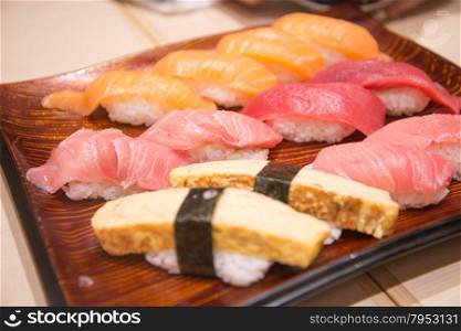 Japanese food,Sushi tasty sushi set