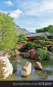 Japanese garden in Monte Carlo, Monaco