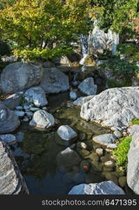 Japanese garden in Monte Carlo, Monaco