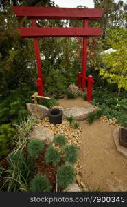 Japanese Garden. Small Japanese Garden