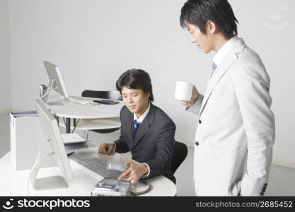 Japanese office worker