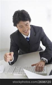 Japanese office worker