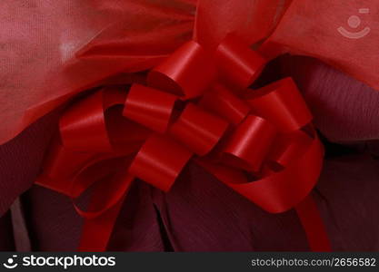 Japanese paper and ribbon