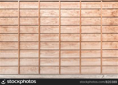 japanese style wooden Panel wall using as background