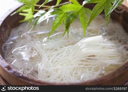 Japanese thin noodles