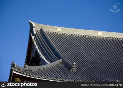 Japanese tiled roof