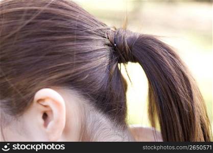Japanese woman&acute;s hair