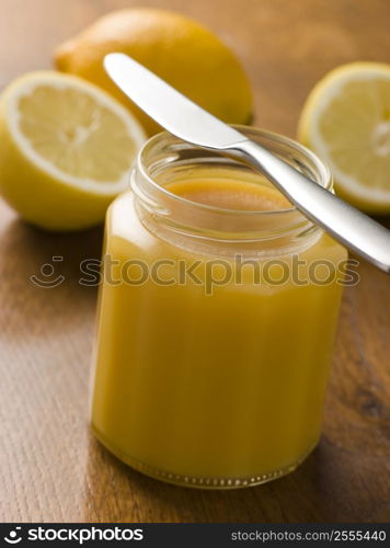 Jar of Lemon Curd