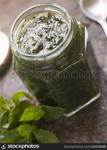 Jar of Mint sauce