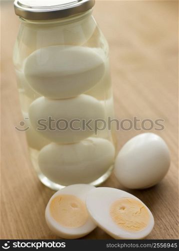 Jar of Pickled Eggs