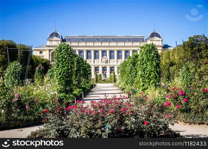 Jardin des plantes botanical garden and museum, Paris, France. Jardin des plantes Park and museum, Paris, France