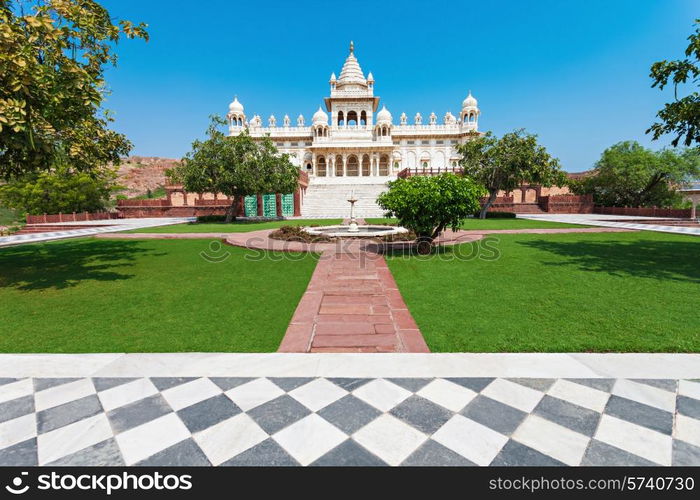 Jaswant Thada mausoleum in Jodhpur, Rajasthan, India