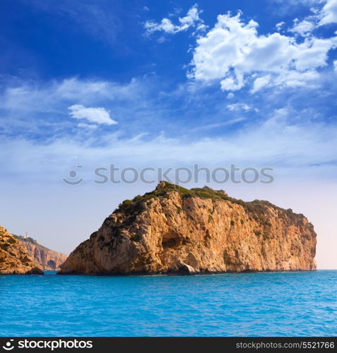 Javea Isla del Descubridor Xabia in Mediterranean Alicante at Spain