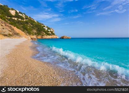 Javea Playa Ambolo beach Xabia in Mediterranean Alicante Spain